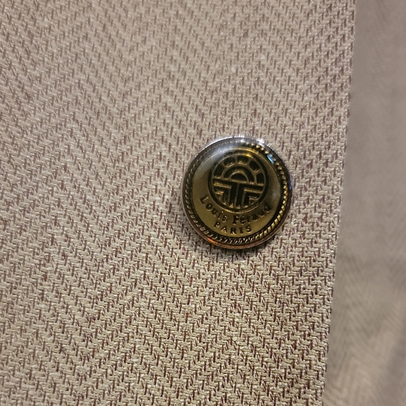 Louis Feraud Other - Louis Feraud Beige Jacket with Gold Buttons